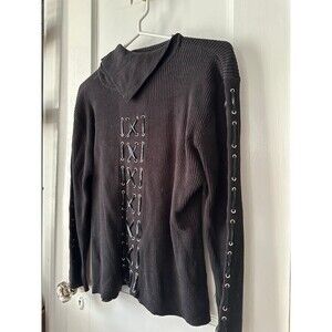 Women’s size Medium Black ties sweater